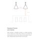 Amanda 6 Light 19 inch Aged Brass Pendant Ceiling Light